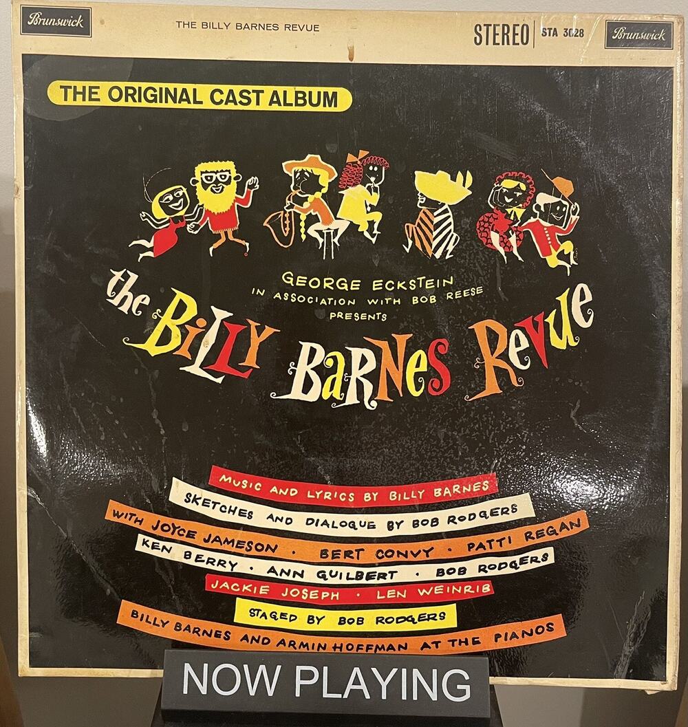 Soundtrack: The Billy Barnes Revue Brunswick 12" LP 33 RPM Stage & Screen Record